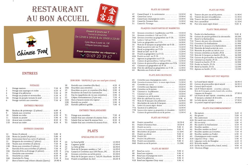 Au Bon Accueil - Menu Image 4